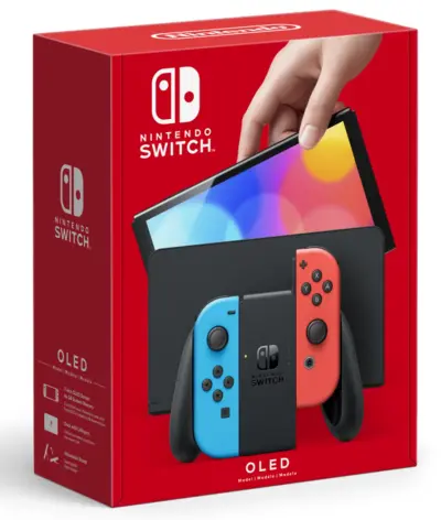 Nintendo Switch Console with OLED Neon Red & Blue \Switch