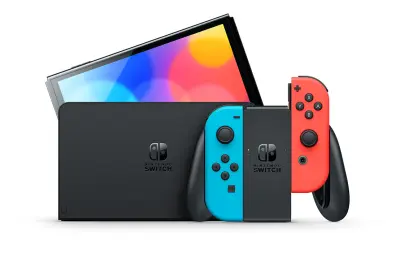 Nintendo Switch Console with OLED Neon Red & Blue \Switch