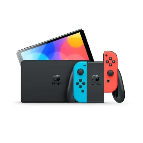 Nintendo Switch Console with OLED Neon Red & Blue \Switch