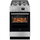 Electrolux LKK560222X Top 4 Gas, Oven Electric, 855х500х600, Silver, Gas Control
