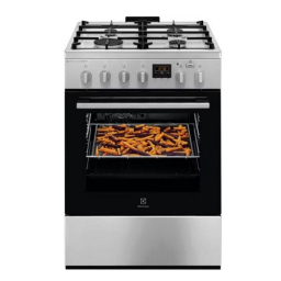 Electrolux LKK660220X Top 4 Gas, Oven Electric, 855x500x600, Gas Control