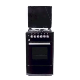Oz OE 5040 BL / OSE50X50B4 Coocker, 4Gas, Oven-Electric, 50x50x85, Black, Top metal Oz OE 5040 BL / OSE50X50B4 Coocker, 4Gas, Oven-Electric, 50x50x85, Black, Top metal