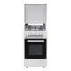 Oz OE 5040 W / OSE50X50B4 Coocker, 4Gas, Oven-Electric, 50x50x85, White, Top metal