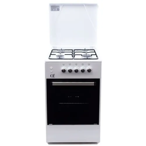 Oz OG 5040 W / OSmall50X50W4G Coocker, 4Gas, Oven-Gas, 50x50x85, Ignition, White, Top metal