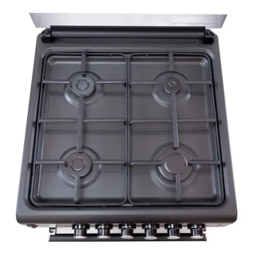 Oz OE 6040 BL / OQ60X60B4E Coocker, 4Gas, Oven-Electric, Convection, 3Plates,Lighter, 60x60x85, Black, Top glass