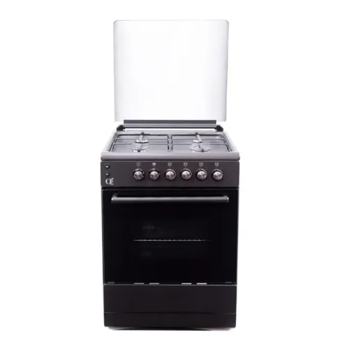 Oz OE 6040 BL / OQ60X60B4E Coocker, 4Gas, Oven-Electric, Convection, 3Plates,Lighter, 60x60x85, Black, Top glass