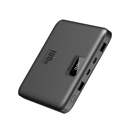 CANYON power bank PB-2008 LED FLAT 20000 mAh PD100W QC3.0 Dark Grey