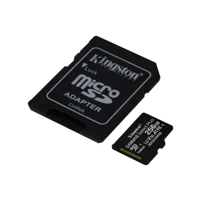 Kingston 256GB microSDXC Canvas Select Plus 100R A1 C10 Card + Adapter