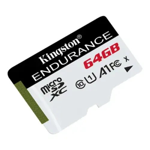 Kingston 64GB microSDHC Endurance 95R/30W C10 A1 UHS-I Card Only (SDCE/64GB)