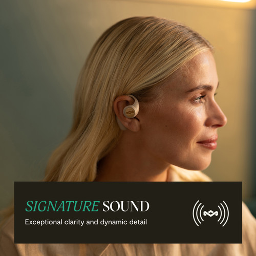 House of Marley Liberate Open Earbuds EM-JE104 Cream