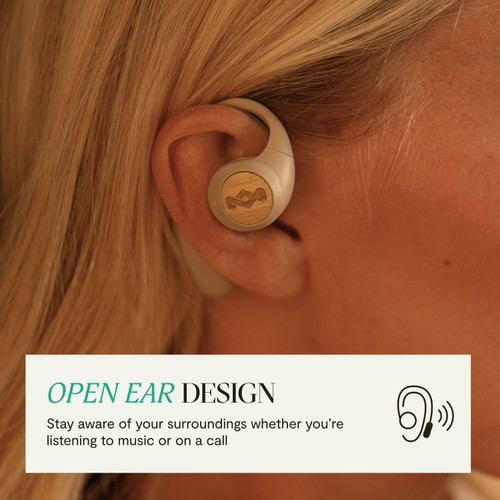 House of Marley Liberate Open Earbuds EM-JE104 Cream