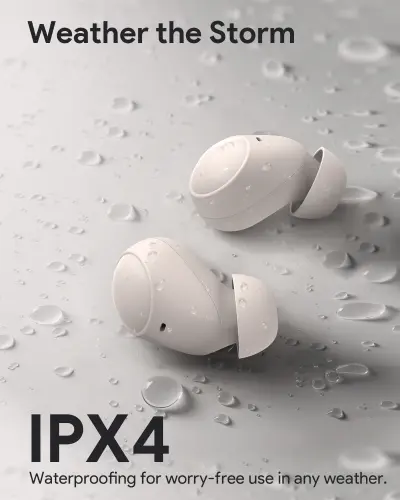 Aukey EP-M3A Move Vibe Wireless Earbuds White