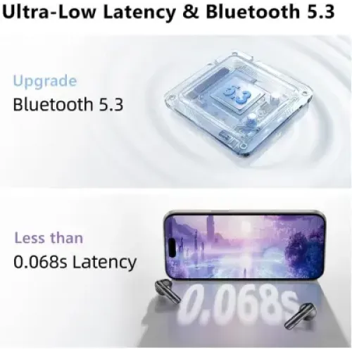 QCY Ailypods Clear Black