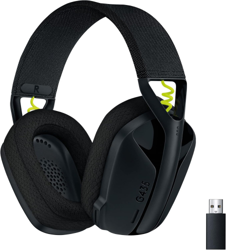 LOGITECH G435 LIGHTSPEED Wireless Gaming Headset - BLACK