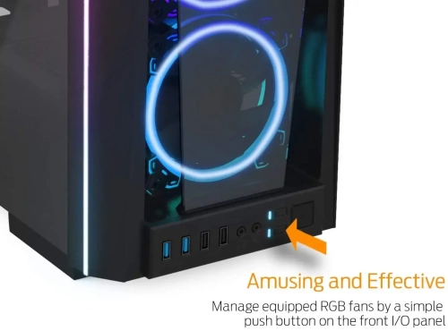 GAMDIAS RGB Gaming Mid-Tower 