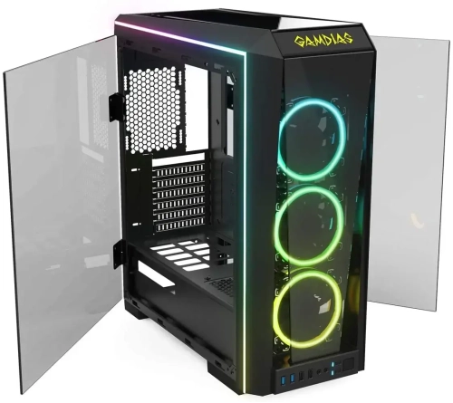 GAMDIAS RGB Gaming Mid-Tower 