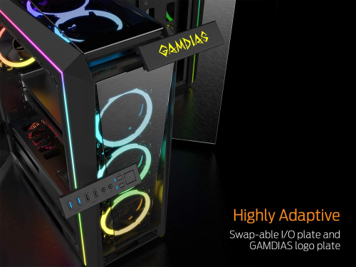 GAMDIAS RGB Gaming Mid-Tower 