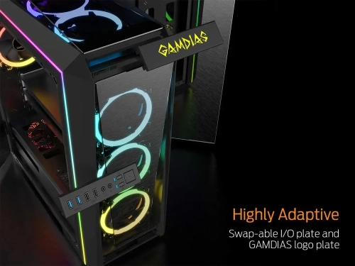 GAMDIAS RGB Gaming Mid-Tower 