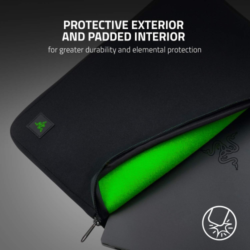 Razer 13" Neoprene Laptop Sleeve: Scratch & Water-Resistant - Padded Interior Lining