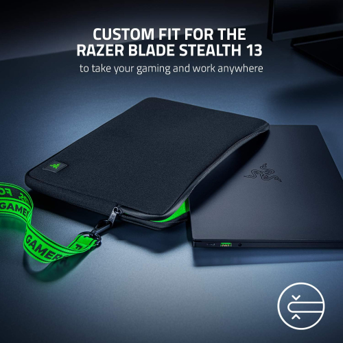Razer 13" Neoprene Laptop Sleeve: Scratch & Water-Resistant - Padded Interior Lining