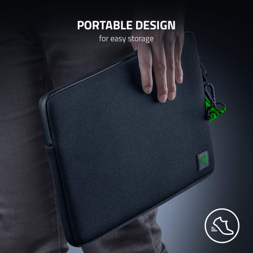 Razer 13" Neoprene Laptop Sleeve: Scratch & Water-Resistant - Padded Interior Lining