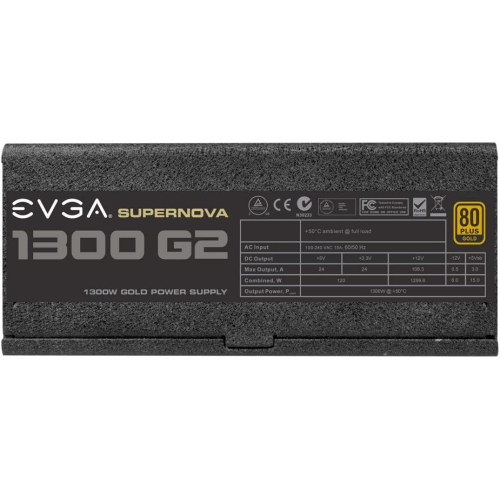 EVGA SuperNOVA 1300 G2 80+ GOLD, 1300W Fully Modular