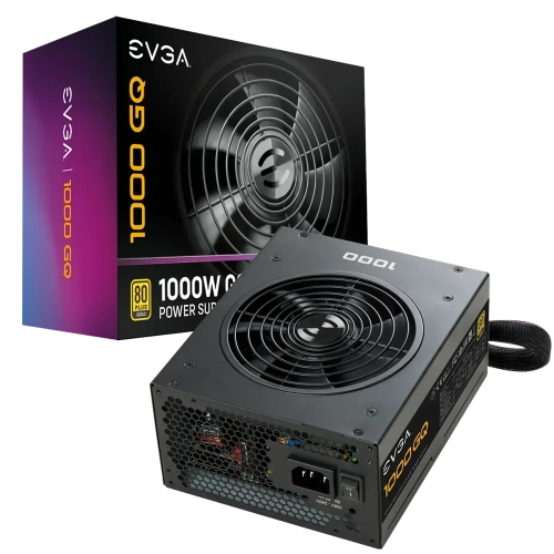 EVGA 1000 GQ, 80+ GOLD - 1000W Semi Modular Power Supply
