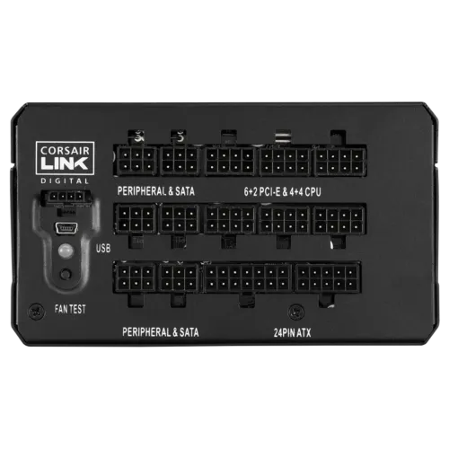 Corsair HXi Series, HX1200i, 1200 Watt, 80+ Platinum Certified, Fully Modular