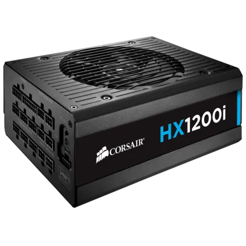 Corsair HXi Series, HX1200i, 1200 Watt, 80+ Platinum Certified, Fully Modular
