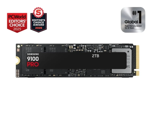 Samsung SSD 9100 PRO 2TB - PCIe 5.0 - 14,700MB/s, Best for AI Computing, Gaming, and Heavy Duty Workstations