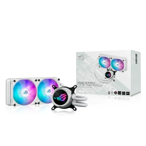 ASUS ROG Strix LC III 240 ARGB White Edition - All-in-one CPU Liquid Cooler