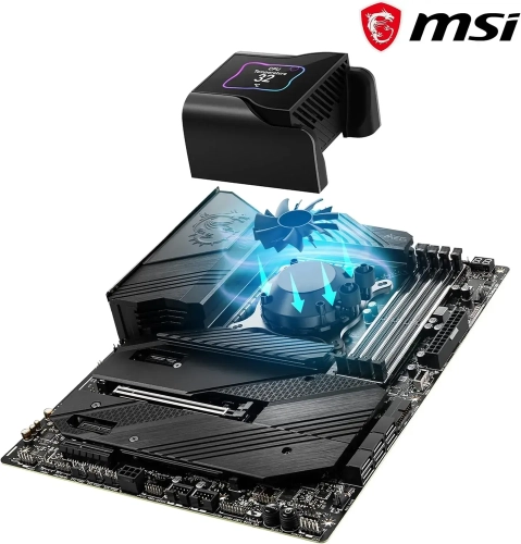 MSI MEG CORELIQUID S360 AIO CPU Liquid Cooler - 2.4" IPS Display