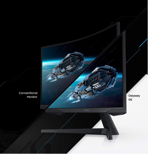 Samsung Odyssey G5 Curved Gaming - 32'' 2560 x 1440 165Hz - LS32CG550EIXCI
