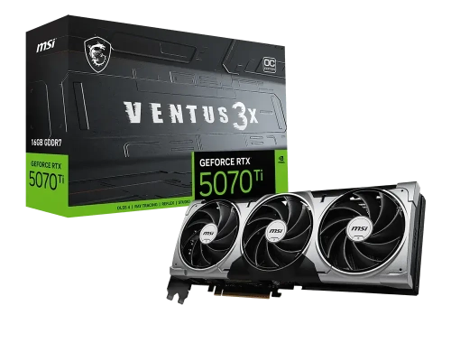 MSI VENTUS 3X GeForce RTX™ 5070 Ti 16GB OC