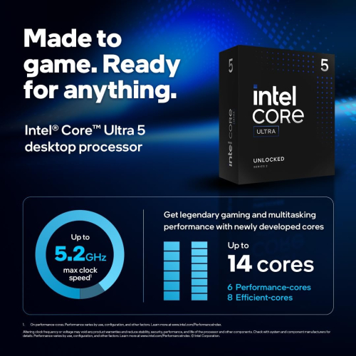 Intel Core Ultra 5 245KF - Desktop Processor