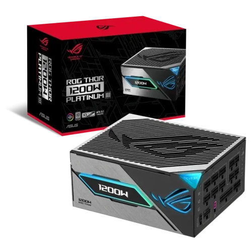 ASUS ROG Thor 1200W Platinum III - 80 Plus Platinum Certified, ATX 3.1