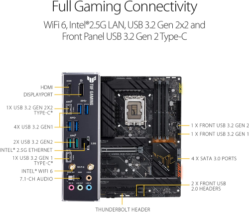 ASUS TUF Gaming Z690-Plus WiFi DDR4