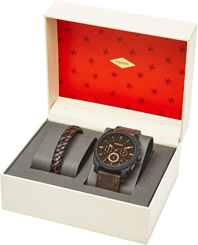 Fossil Steel Case Quartz Chronograph Watch