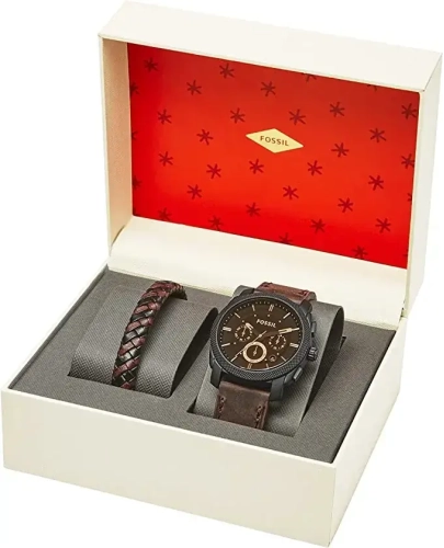 Fossil Steel Case Quartz Chronograph Watch