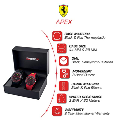 Ferrari Scuderia Gift Set Watch 