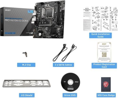 MSI PRO H610M-G DDR4 