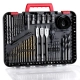 AVID POWER Drill Bit Set 100 Pieces High Speed Steel Titanium Drill