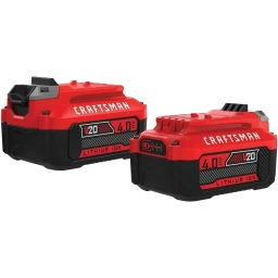 CRAFTSMAN V20 Lithium Battery, 2-Pack, 4.0Ah