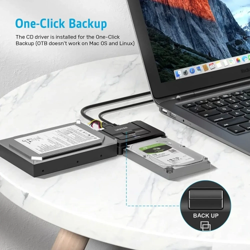 Unitek USB 3.0 to IDE and SATA Converter External Hard Drive Adapter Kit