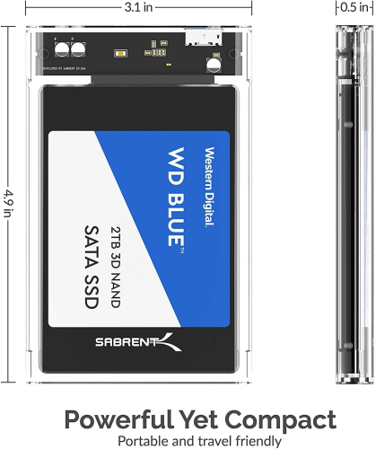 SABRENT 2.5 Inch SATA to USB 3.0
