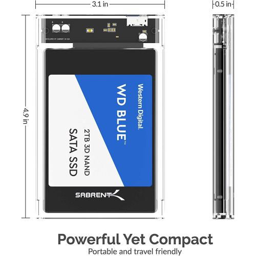 SABRENT 2.5 Inch SATA to USB 3.0
