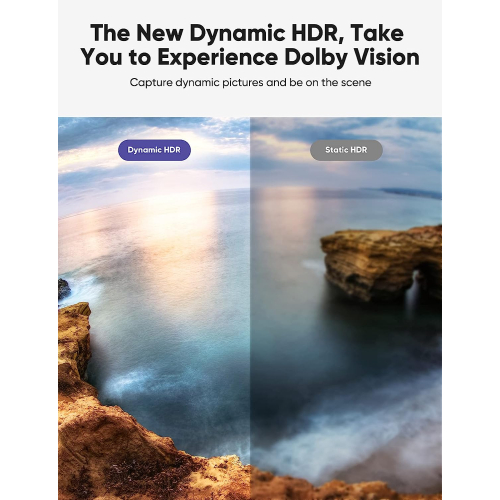 10K 8K Certified HDMI 2.1 Cable 2-Pack 144Hz