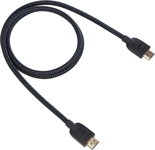 Amazon Basics HDMI Cable, 18Gbps High-Speed, 4K@60Hz,