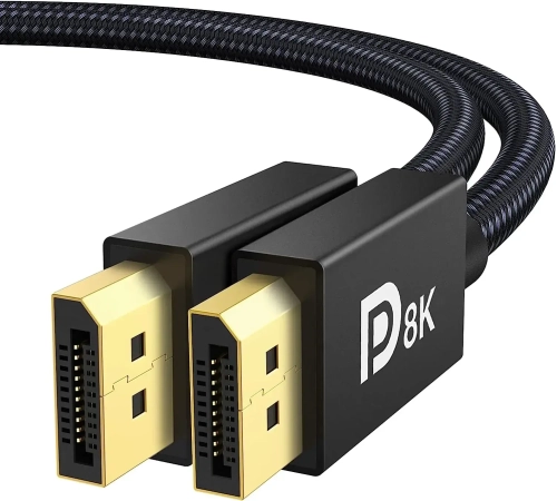 VESA Certified DisplayPort Cable 1.4, (8K@60Hz, 4K@144Hz, 2K@240Hz)
