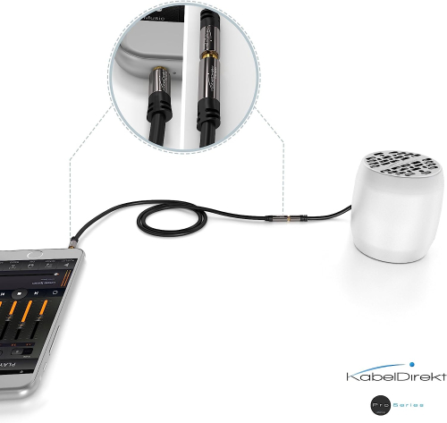 KabelDirekt  Headphone Extension Cable, 3.5mm